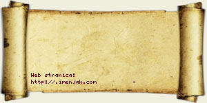 Jelisav Rakovac vizit kartica